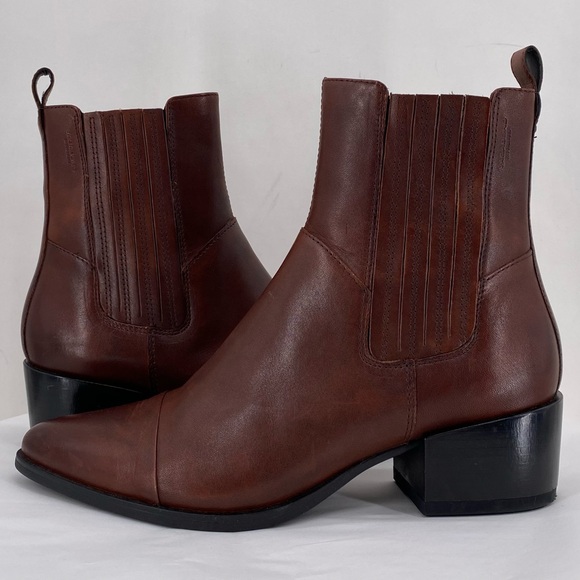 Vagabond Shoemakers dark brown leather boots - Picture 1 of 10